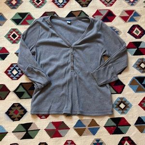 Women’s long sleeve Henley